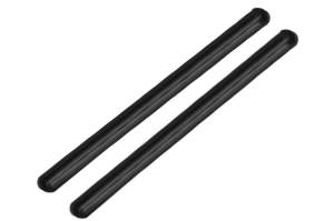 Алюминиевая дуга чёрная аэродинамический профиль L = 1100  комплект 2 шт.