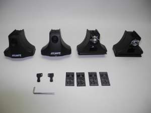 Комплект опор багажника (4 шт. без адаптеров ТИП В - крепление за дверной проем) (В)