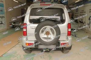 Фаркоп Suzuki Jimny Wide 1998-2002, рама и крюк шар 50 мм, 5080