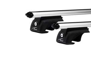 Багажник на крышу LUX Элегант 1,2м Volvo XC90 I 2002-2014 аэро дуги, на рейл., 50786