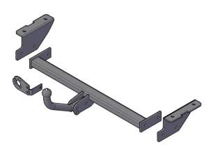 Фаркоп Chery Tiggo 5 14-19 2WD рама и крюк-шар, 50мм 25966