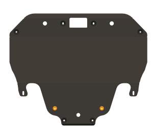 Защита картера Subaru Outback 09-14 все двигатели сталь, 2 мм 13758