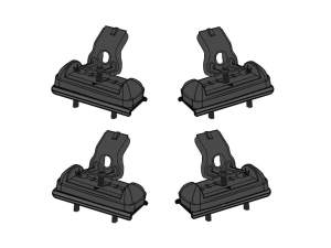 Комплект адаптеров 3 LUX Nissan X-Trail T30 2001-2006 в штатные места