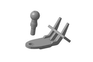 Фаркоп Range Rover Sport 2005-2013, рама и крюк-шар 50 мм, 51274