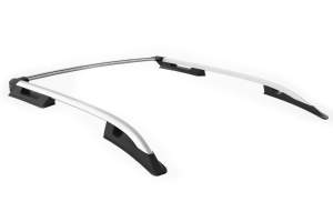 Рейлинги Falcon с поперечиной на Toyota Hilux 2015-XX серебристые, 51615