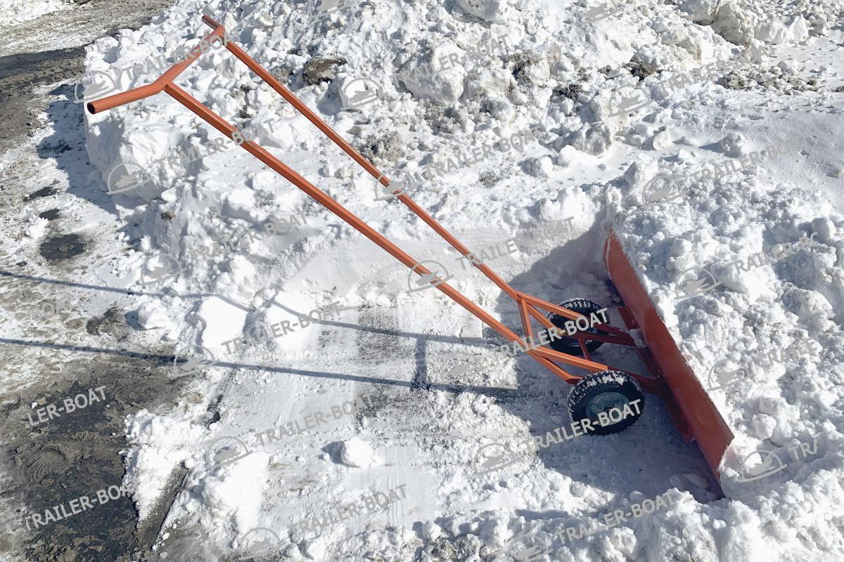 Отвал снегоуборочный ручной, на колесах SNOW01 во Владивостоке 
