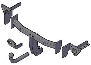 Фаркоп Subaru Forester 13-16 рама и крюк-шар, 50мм 25970