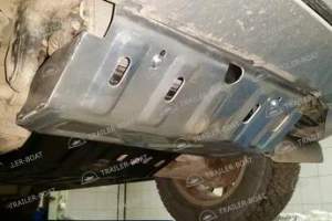 Защита радиатора и редуктора переднего моста Mitsubishi L200 2016.07-ХХ V-all, 44017