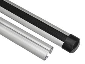 Алюминиевая дуга эконом аэро профиль L = 1100  комплект 2 шт. (макс. нагрузка 48кг)