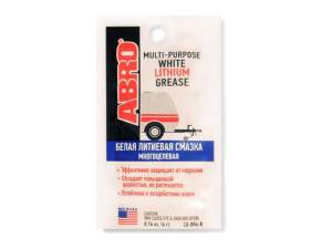 Смазка литиевая многоцелевая белая (4 г) ABRO