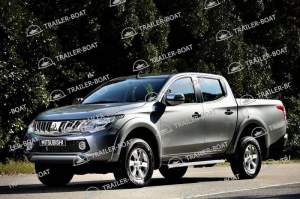 Защита раздатки Mitsubishi L200 15-нв V-all сталь, 2 мм 28608