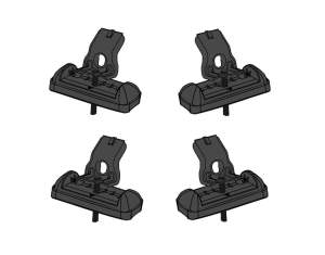 Комплект адаптеров 3 LUX Volkswagen Amarok 2010-XX в штатные места, 44686