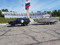 Отзыв: прицеп SB-trailer 760 с катером FR-27 Владивосток-Москва