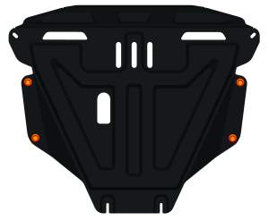 Защита картера и КПП Honda CR-V III all 2006-2011, сталь 2мм 1771