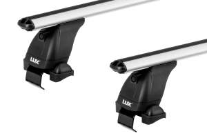 Багажник на крышу Lifan X50 (с пласт. рейл.) хэтчбек 2015-2019 аэро дуги, за двер. пр., 56646