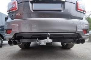 Фаркоп Nissan Patrol (Y62) 2010-2017, рама и крюк-шар 50 мм, 51468