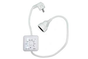 Терморегулятор ТР-01.4Р ЭргоЛайт на проводе с вилкой и розеткой