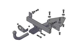 Фаркоп Лада Гранта 13-нв рама и крюк-шар, 50мм 25889