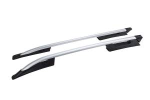 Рейлинги Falcon без поперечины на Toyota Hilux 2015-XX серебристые, 54933