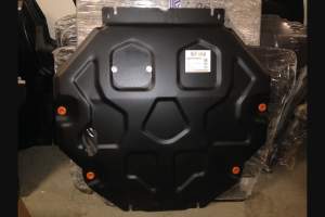 Защита картера и КПП Mitsubishi Outlander 12-нв V-all кроме 3,0 сталь, 2 мм 2383