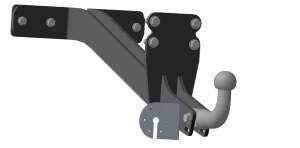 Фаркоп УАЗ Хантер 03-нв 31519 4x4 рама и крюк-шар, 50мм 4691