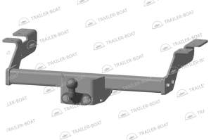 Фаркоп ГА3 Соболь (Баргузин) 10-нв глушитель в бок рама и крюк-шар, 50мм 11705